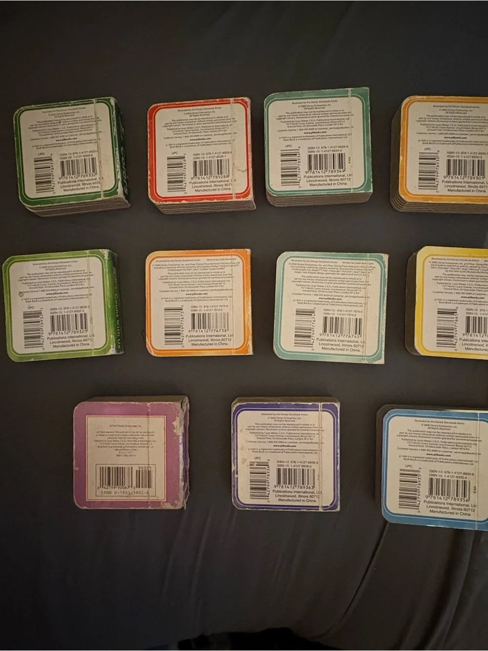 Disney Mini Board Book Bundle – 11 Books | Toddler Learning Books